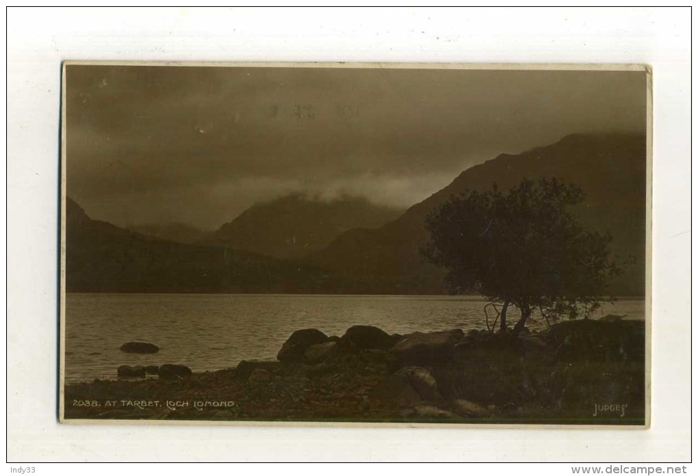 - ECOSSE . DUNBARTONSHIRE  AT TARBET . LOCH LOMOND . - Dunbartonshire