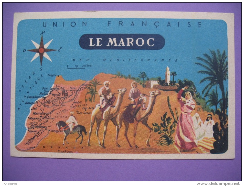 CPA    Union  Française   "  Le  Maroc  " - Geschiedenis