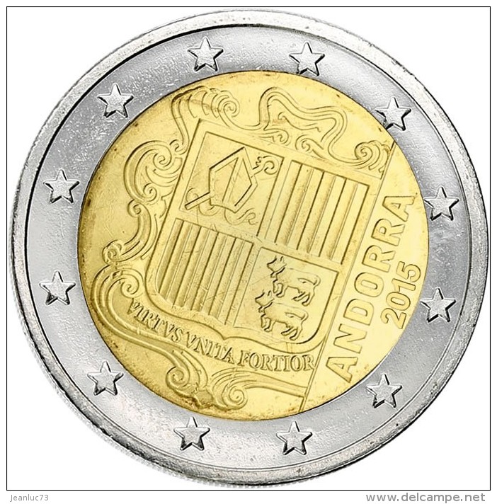 Pièce 2 Euros ANDORRE - 2015 - Andorra