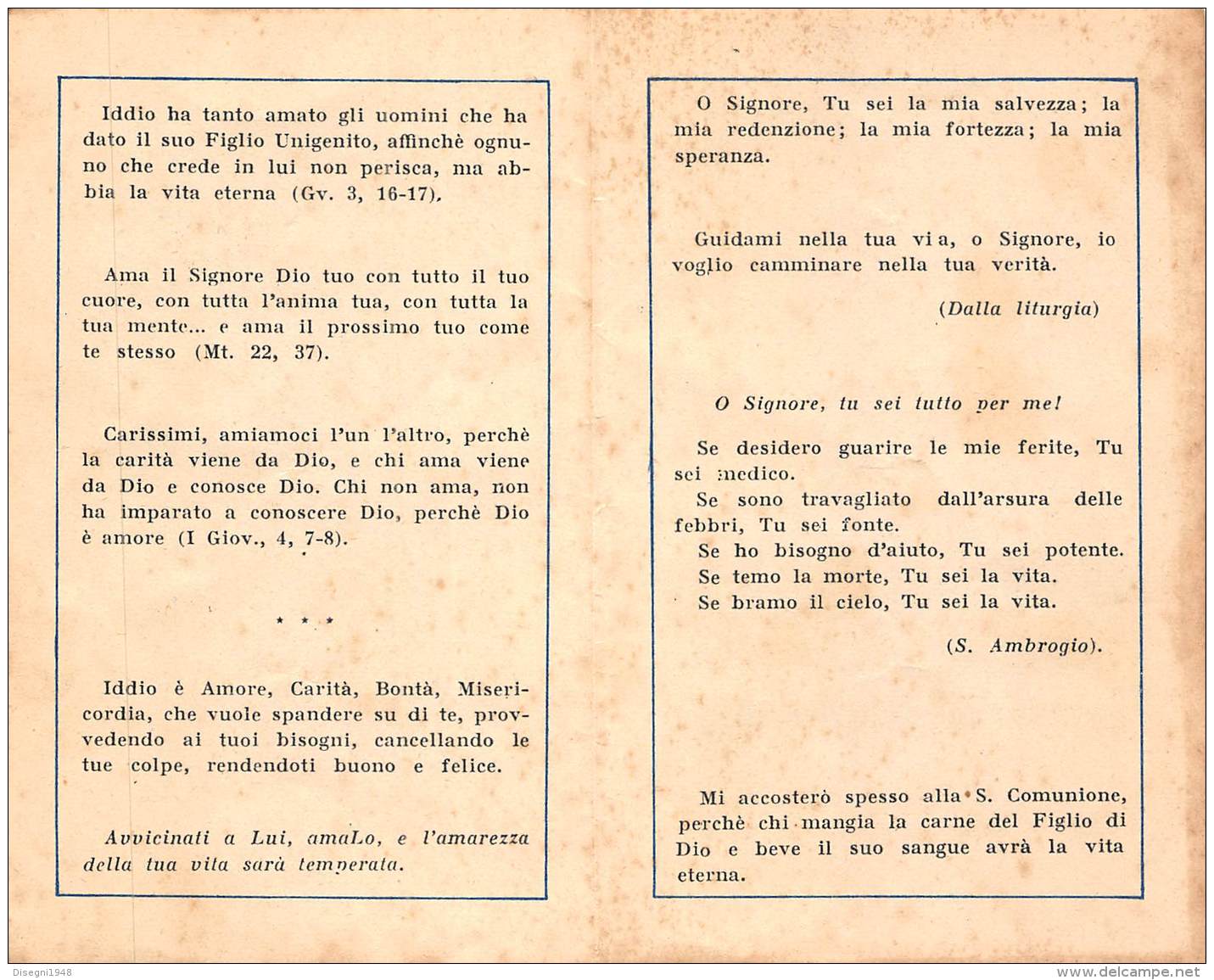 05684  "RUBBIANETTA DI DRUENTO (TO)- PARR. DI S. MARIA DELLA STELLA  E DI S. GIULIANO M. PASQUA '56" IMM. RELIG. ORIGIN. - Devotieprenten