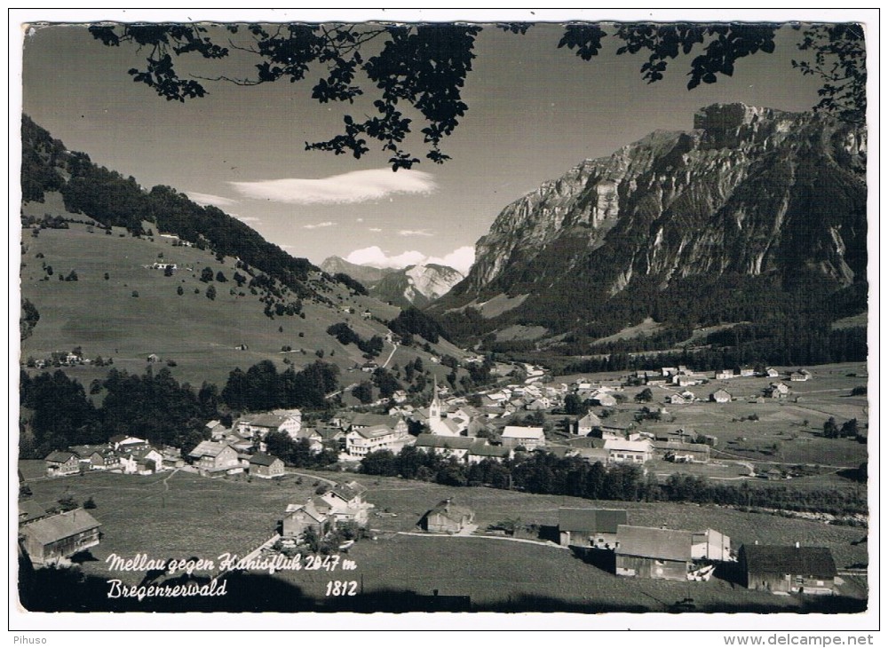 Ö-3002      MELLAU : Gegen Kanisfluh - Bregenzerwaldorte