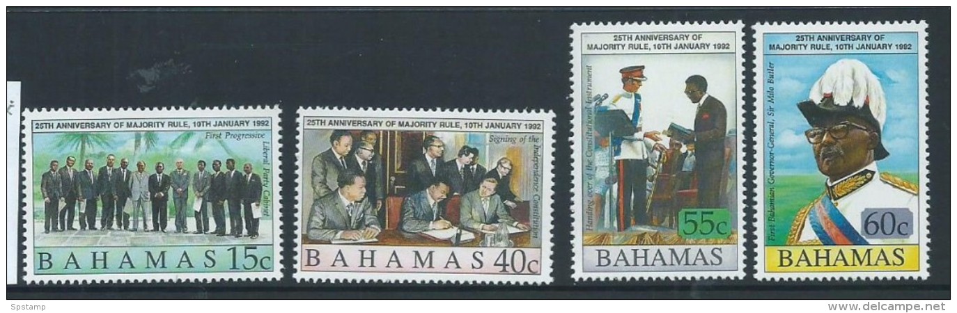 Bahamas 1992 Majority Rule Set Of 4 MNH - Bahamas (1973-...)