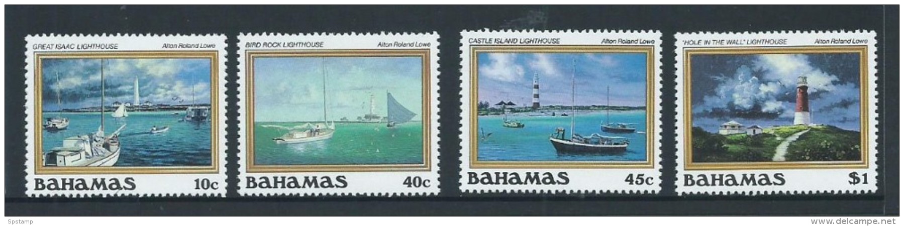 Bahamas 1987 Airmail Plane Set Of 4 MNH - Bahamas (1973-...)