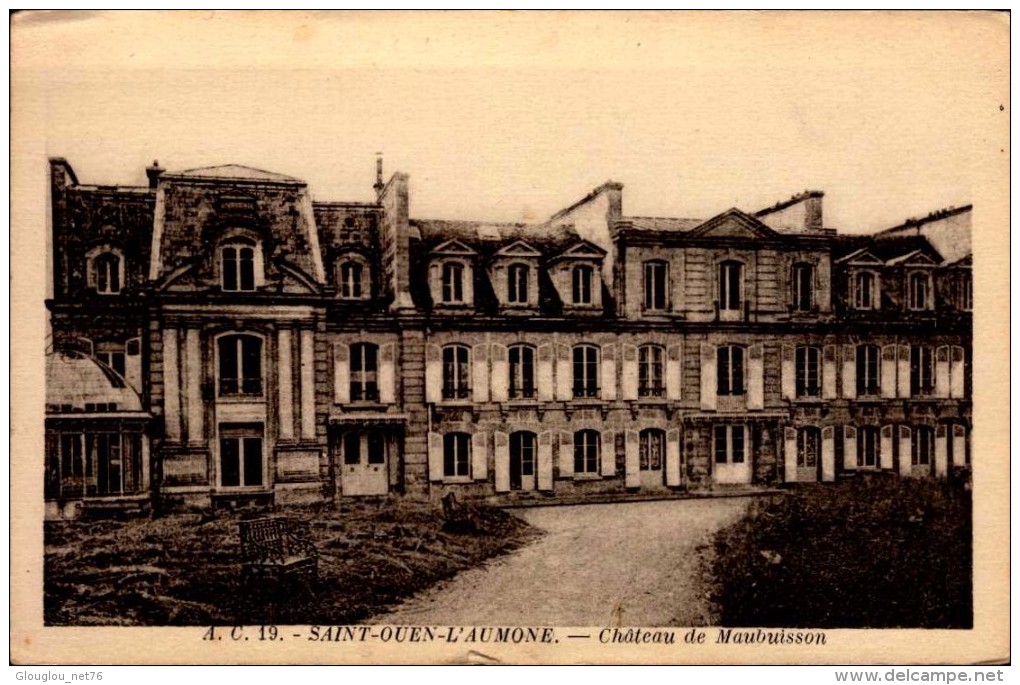 95-ST-OUEN L'AUMONE..CHATEAU DE MAUBUISSON...CPA - Saint-Ouen-l'Aumône