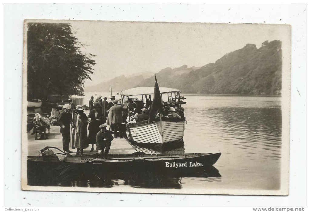 G-I-E , Cp , Angleterre , RUDYARD LAKE , Vierge , Bateau - Autres & Non Classés