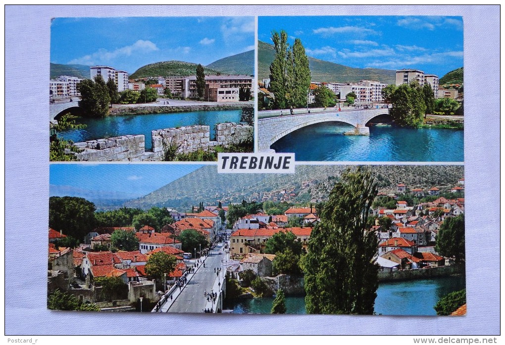 Bosna And Herzegovina Trebinje Multi View  Stamp 1972  A 106 - Bosnia Erzegovina
