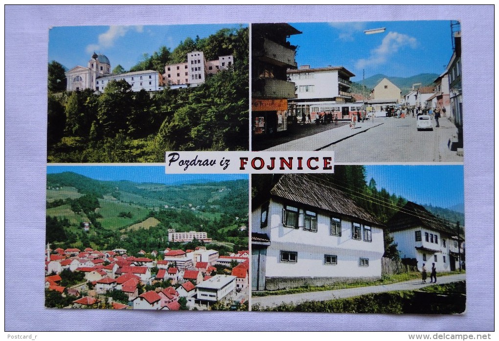 Bosna And Herzegovina Fojnica   Multi View  Stamp 1972  A 106 - Bosnia Y Herzegovina