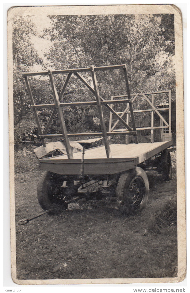 CHARETTE / AGRICULTURAL CART / BOERENKAR / CARRO AGRICOLO (REAL PHOTO - 1939) - Landbouw