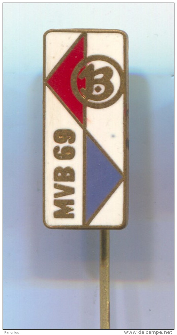 MVB 1969. BARUM Relly, Car, Automotive - Vintage Pin Badge, Enamel - Rally