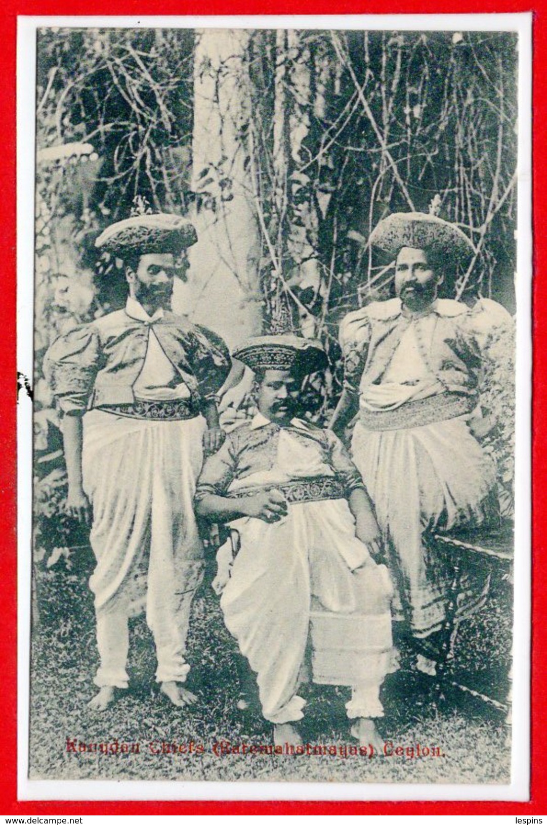 ASIE - CEYLON  - SRI LANKA  -- Kunyden Chiefs - Sri Lanka (Ceylon)