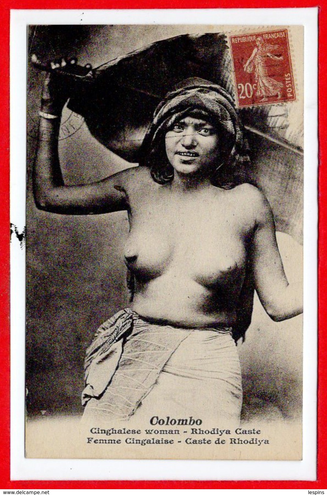 ASIE - CEYLON  - SRI LANKA - Colombo -- Cinghalese Woman - Sri Lanka (Ceylon)