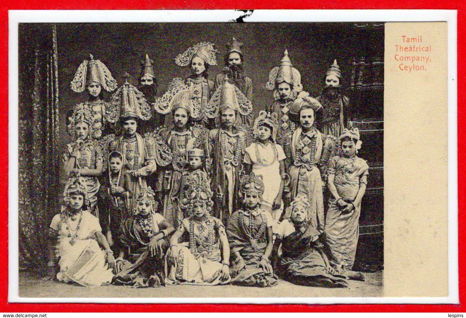 ASIE - CEYLON  - SRI LANKA - Tamil Theatrical Compagny - Sri Lanka (Ceylon)