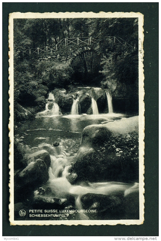 LUXEMBOURG  -  Mullerthal  Schiessentumpel  Used Vintage Postcard - Muellerthal