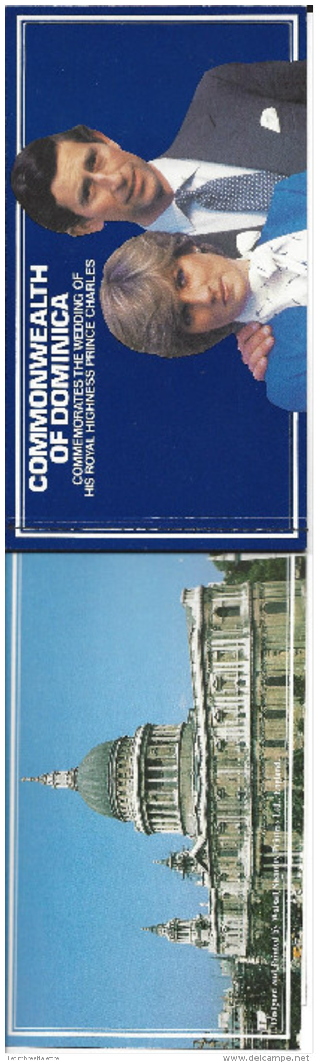Commonwealth Of Dominica 1981 ** MNH Booklet - Royal Wedding Princ Charles & Princess Diana - Familles Royales