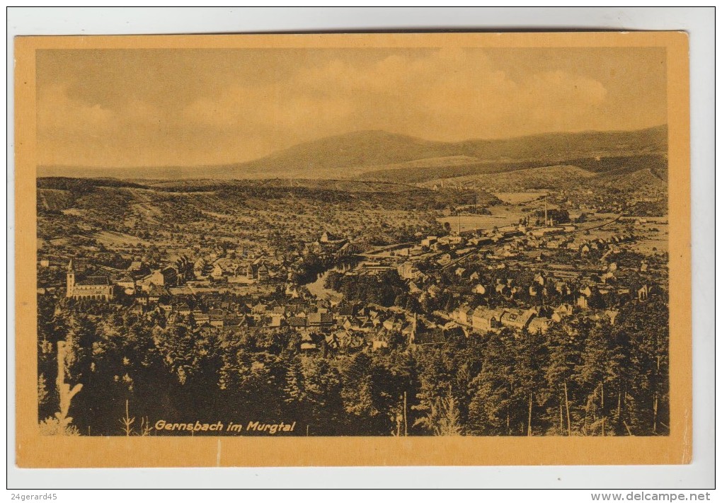 CPSM GERNSBACH (Allemagne-Bade Wurtemberg) - Vue Générale - Gernsbach