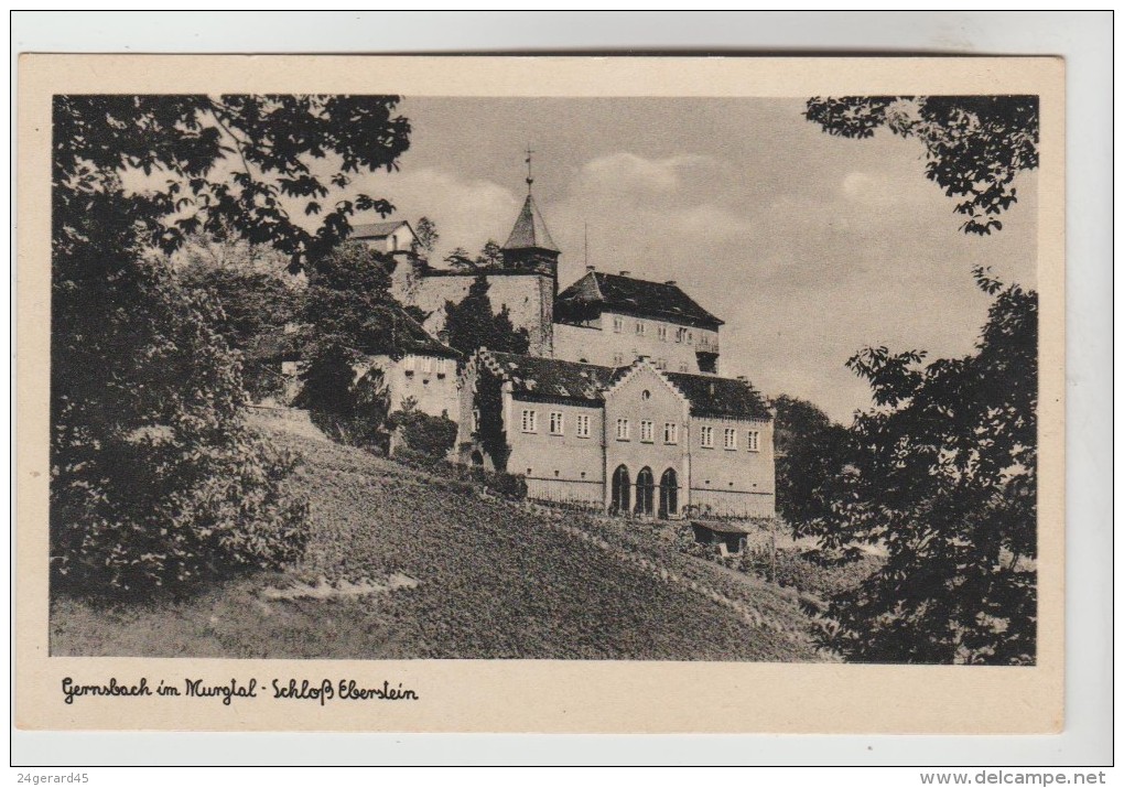 CPSM GERNSBACH (Allemagne-Bade Wurtemberg) - Schloss Eberstein - Gernsbach