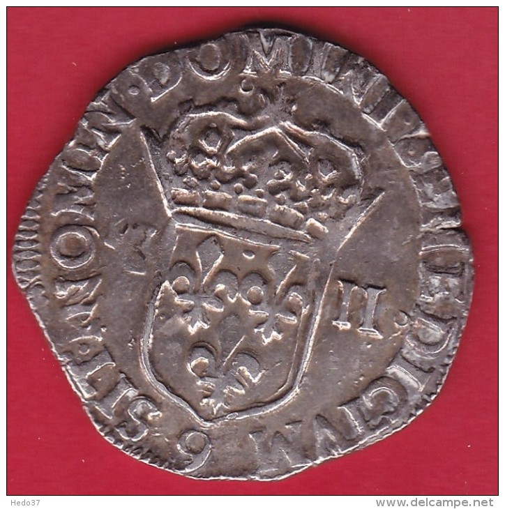 France Henri IV - 1/4 Ecu - 1603 "9" - Argent - 1589-1610 Hendrik IV