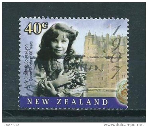 2000 New Zealand 40 Cent Queen Elisabeth Used/gebruikt/oblitere - Gebruikt