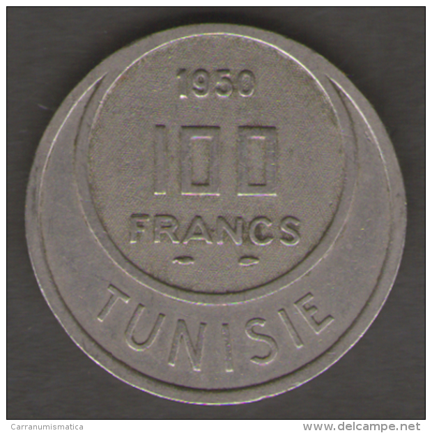 TUNISIA 100 FRANCS 1950 - Túnez