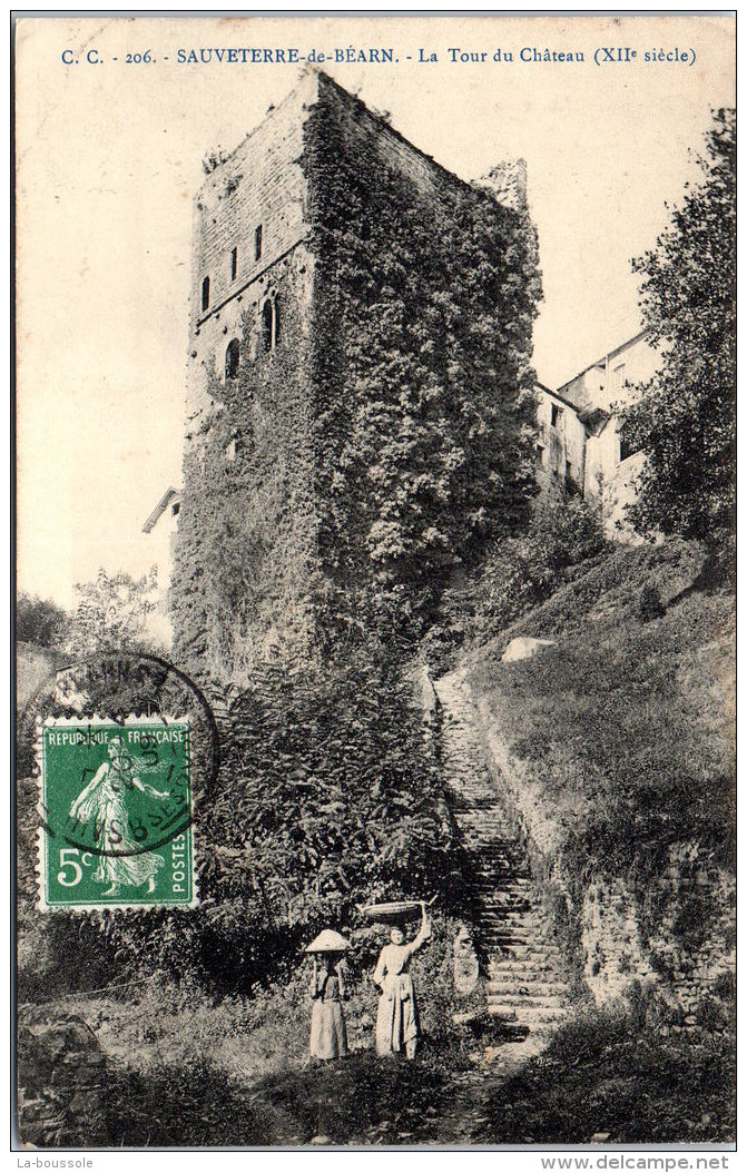 65 SAUVETERRE DE BEARN - La Tour Du Château - Autres & Non Classés