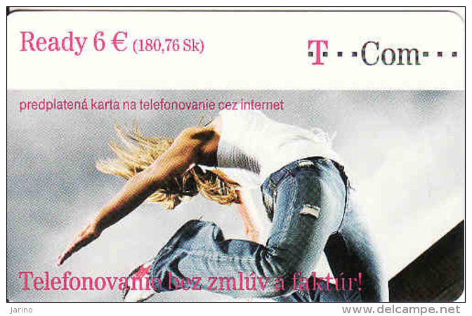 Slovaquie-Slovakia, T Com Prepaid Phonecard Ready 6 €, 2 Different Issue - Slowakei