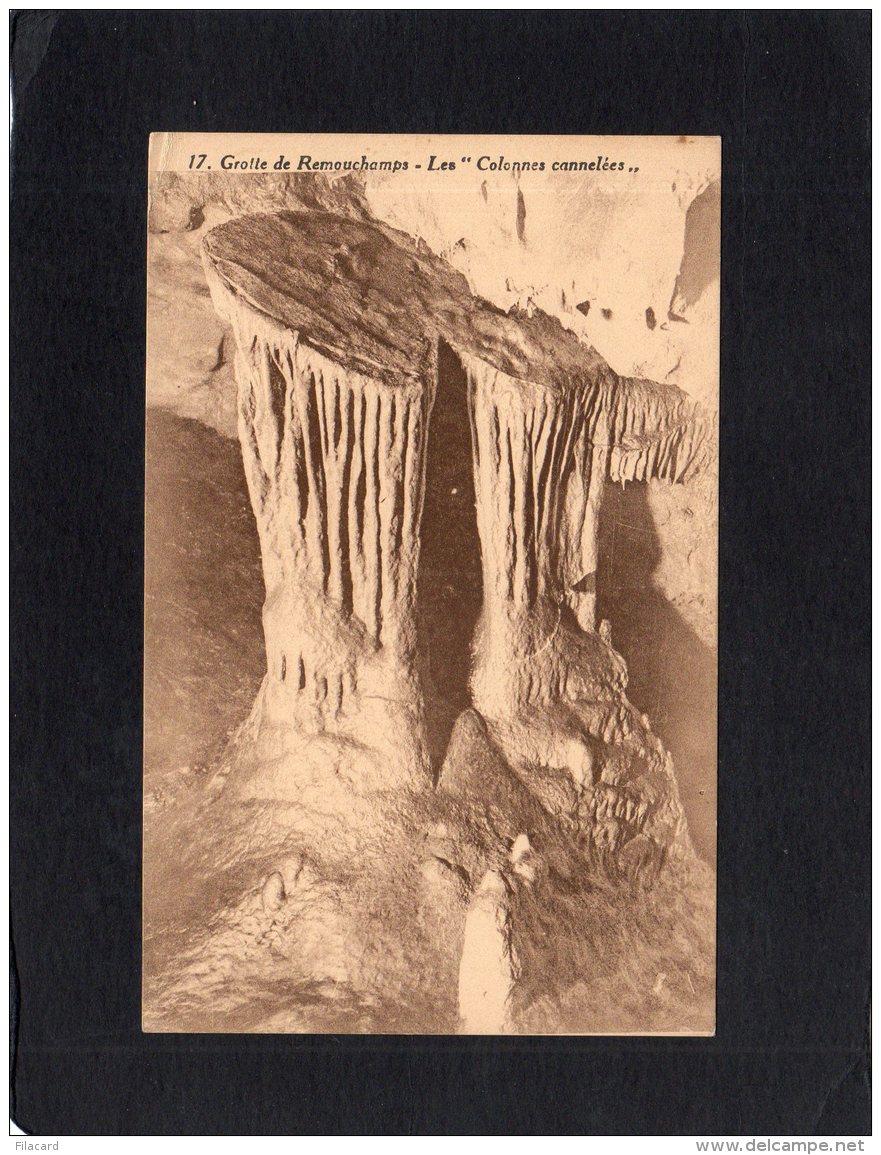 61949   Belgio,  Grotte De Remouchamps,  Les "Colonnes Cannelees",  NV - Ambleve - Amel