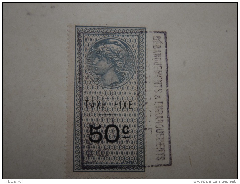 GUINEE FRANCAISE - Timbre Fiscal Sur Document - Trés Rare Pour Cette Ancienne Colonie Française - A Voir - Lot N°16425 - Brieven En Documenten