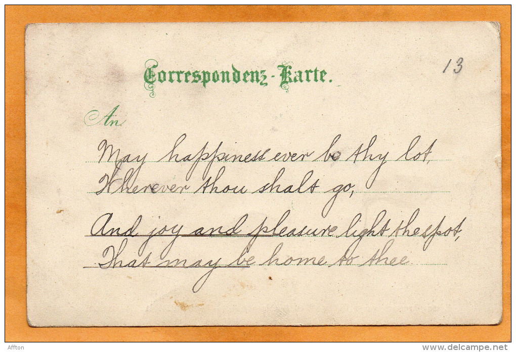 Gruss Aus Giesshubl 1898 Postcard - Altri & Non Classificati
