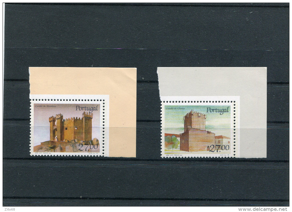 PORTUGAL 1988 Y&T 1735-1736** Chateaux - Nuovi