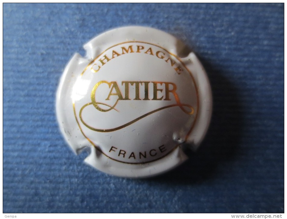 CATTIER Blanc/Gris Et Or Brillant - Cattier