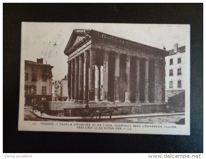 38 Vienne Carte Postale Temple D'Auguste Et De Lydie - Vienne