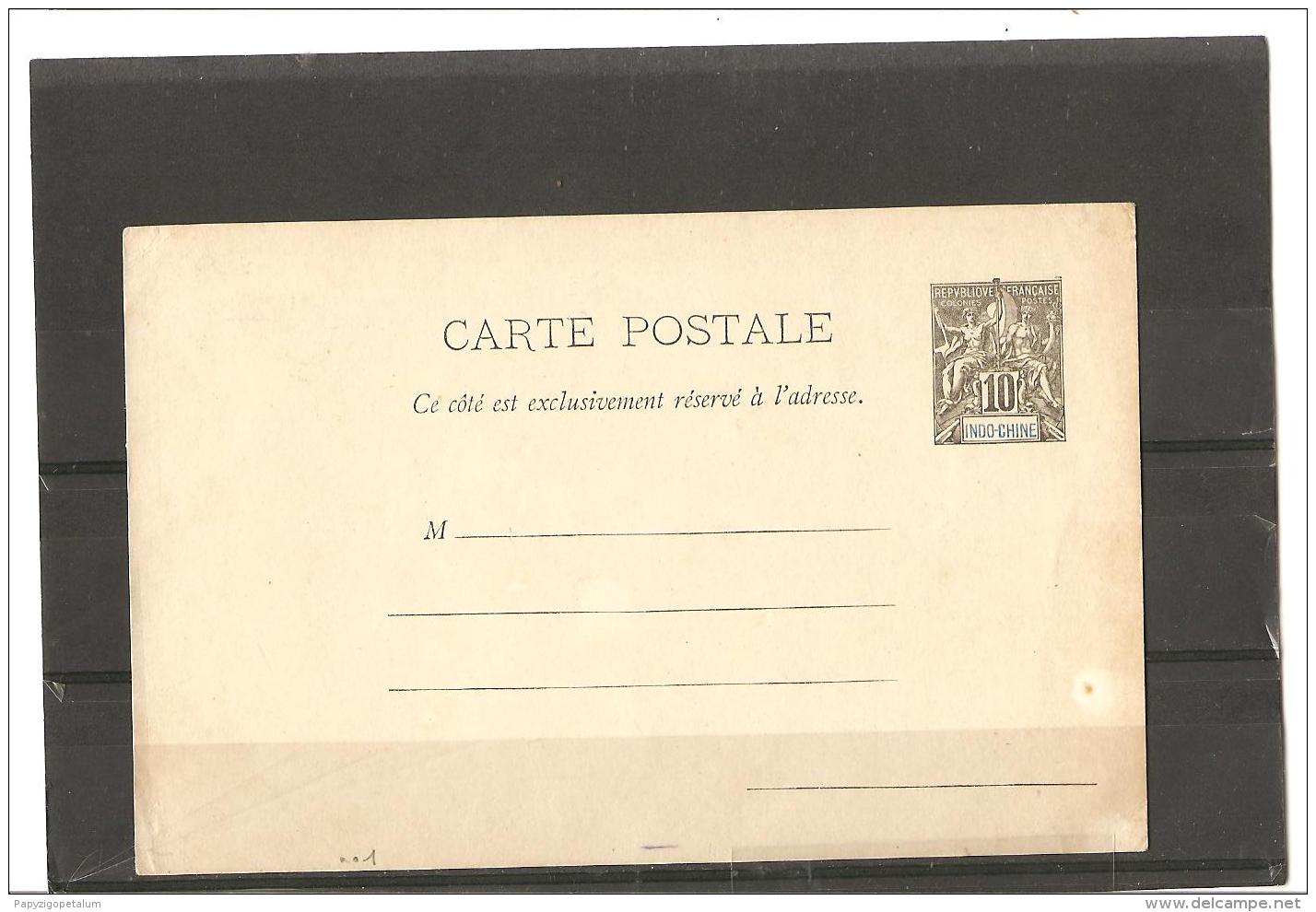 ENTIERS POSTAUX  CARTE POSTALE  C P  N° 1  **  Catalogue A.C.E.P. - Storia Postale