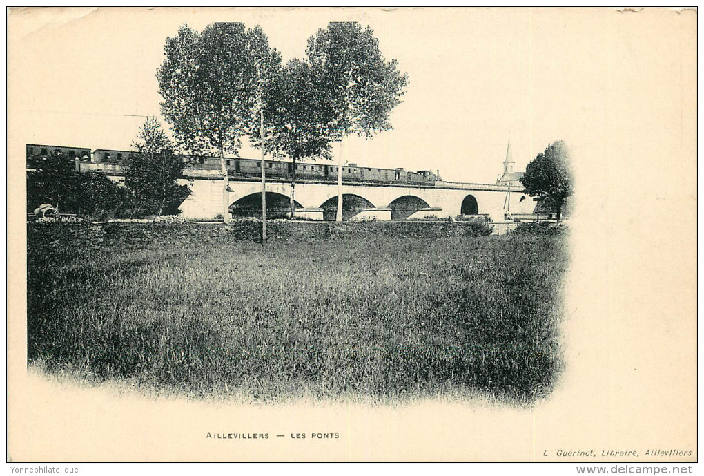 70 - Aillevillers - Pont - Train -  Chemin De Fer - Ligne Nancy à Belfort - Ouvrages D'Art