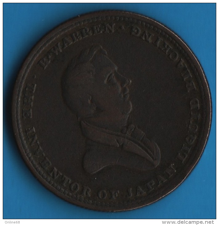 ROBERT WARRENS - LIQUID BLACKING MANUFACTORY TOKEN - 14 ST MARTINS LANE LONDON - Monetary/Of Necessity