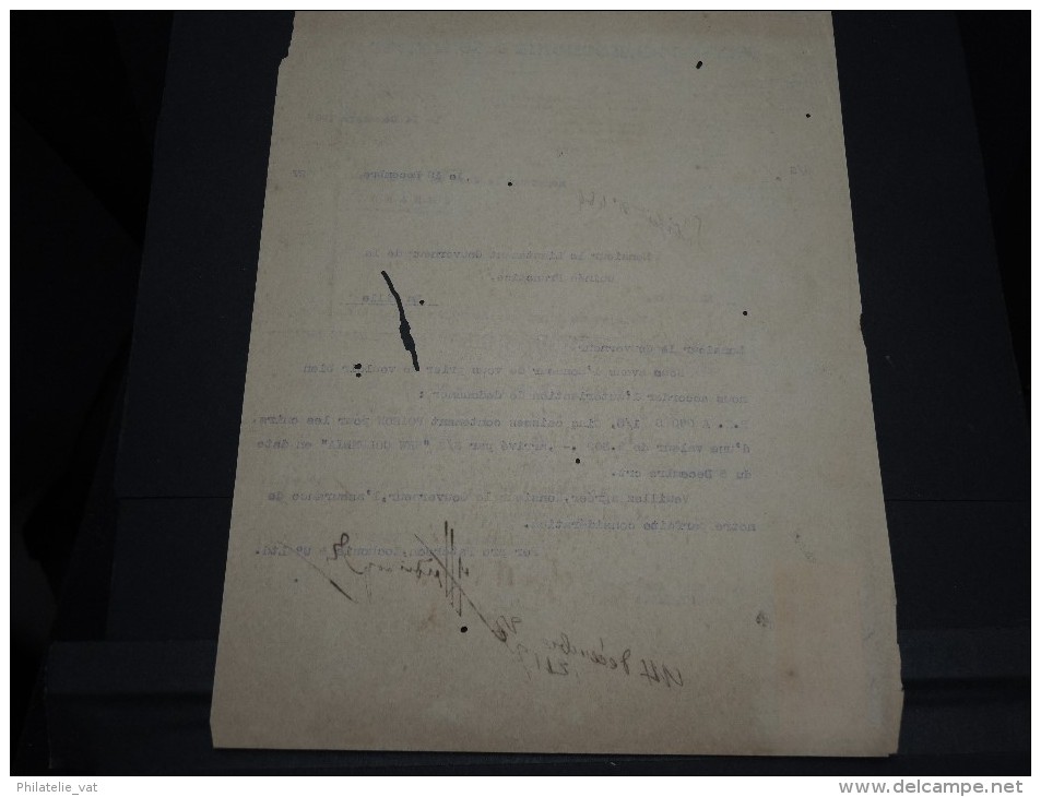 GUINEE FRANCAISE - Timbre Fiscal Sur Document - Trés Rare Pour Cette Ancienne Colonie Française - A Voir - Lot N°16448 - Brieven En Documenten