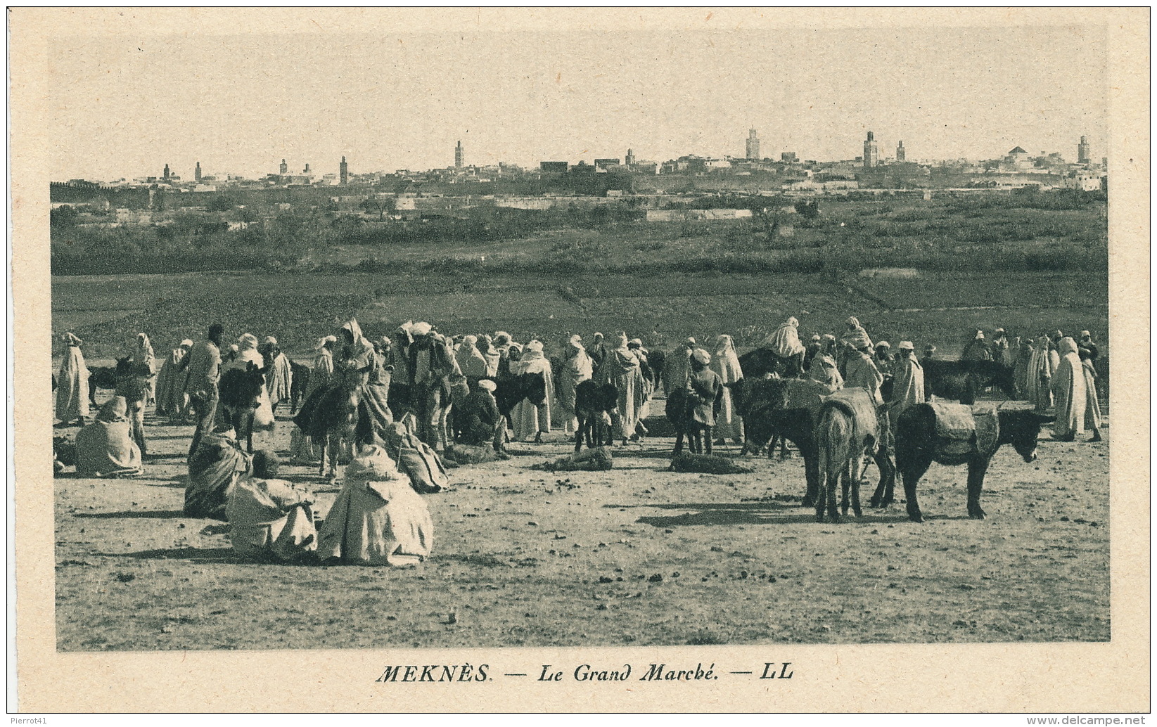 AFRIQUE - MAROC - MEKNES - Le Grand Marché - Meknès