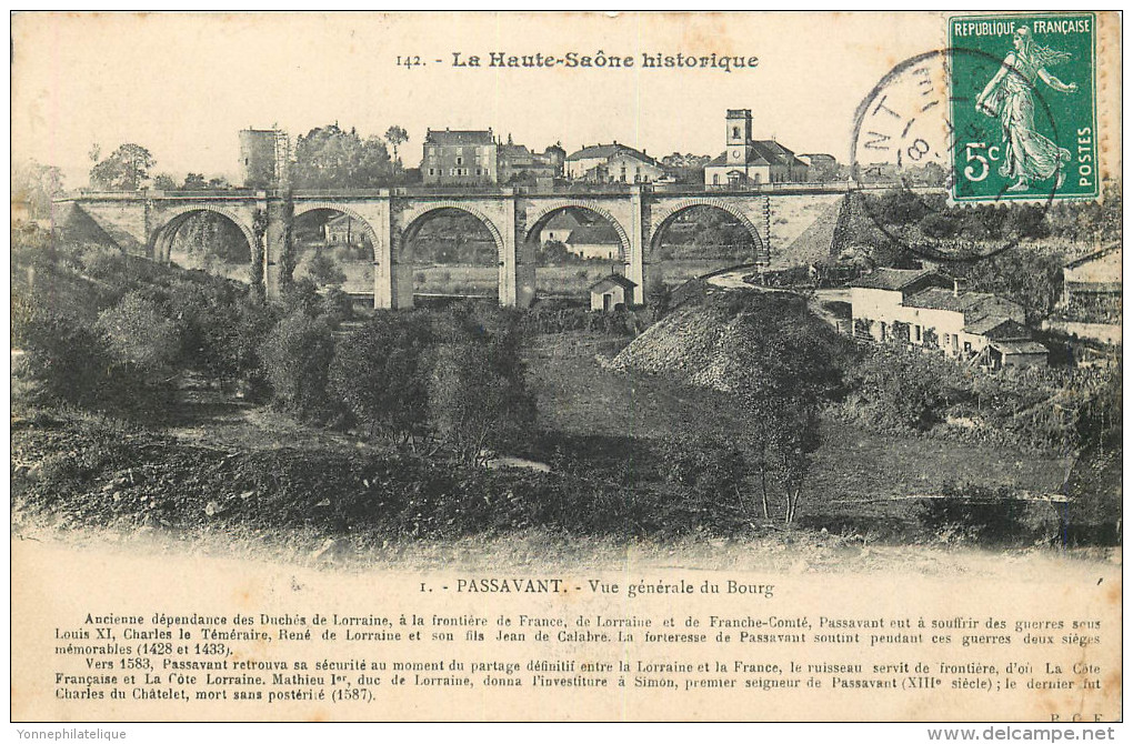 70 - Passavant - Viaduc - Chemin De Fer - Ligne Jussey à Epinal - Ouvrages D'Art