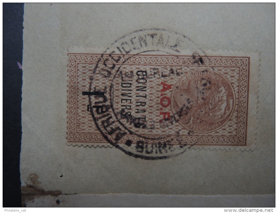 GUINEE FRANCAISE - Timbre Fiscal Sur Document - Trés Rare Pour Cette Ancienne Colonie Française - A Voir - Lot N°16458 - Briefe U. Dokumente