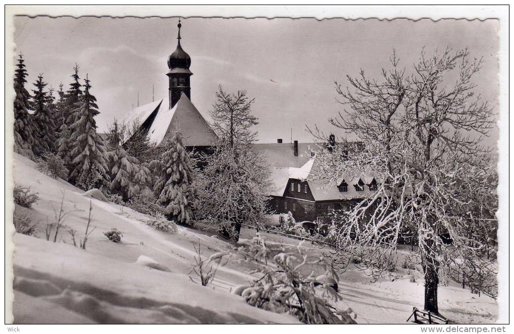 AK Gersfeld /Rhön -"WINTERPRACHT DER RHÖN /KLOSTER KREUZBERG  -Gersfeld B. Tann, Fulda, Wasserkuppe / Rhön -selten! - Rhoen