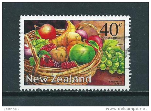 2002 New Zealand Fruits 40 Cent SHEET Used/gebruikt/oblitere - Usados