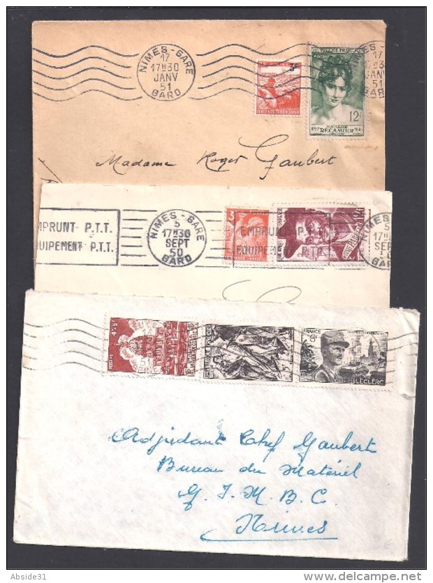 Lot De 18 Lettres - 1921-1960: Période Moderne