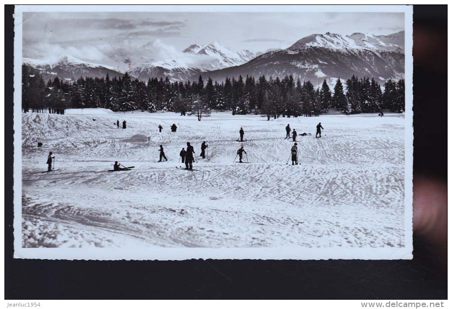 CRANS S SIERRE ECOLE DE SKI 1958 - Crans