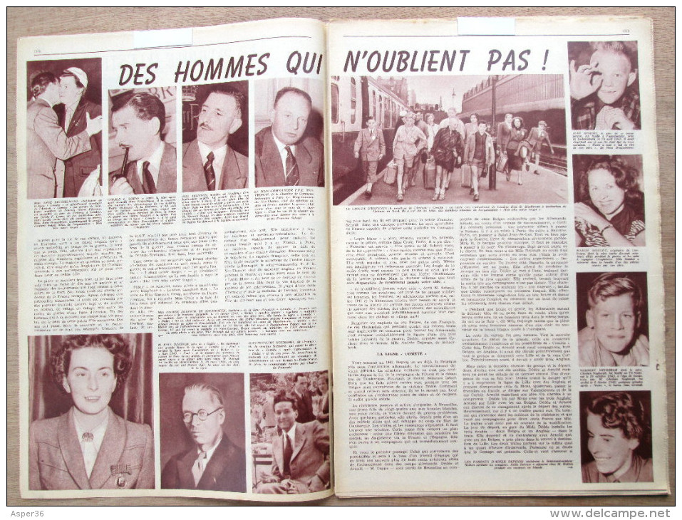 Magazine Avec Article "Comète, Rapatriement D'aviateurs "I Shall Never Forget" 1954 - 1939-45