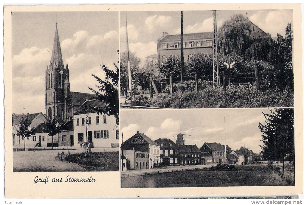 Gruß Aus Stommeln 17.8.1941 Windmühle Molen Mill Moulin PULHEIM Köln Postalisch Ungelaufen - Pulheim