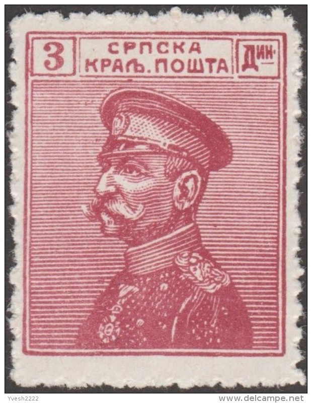 Serbie 1911 Y&T 103. Roi Pierre Ier, 3 Dinars. Neuf Sans Charnière, MNH (**) - Serbia