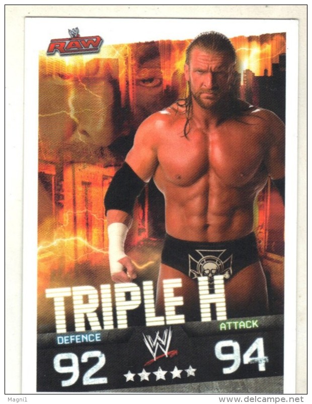 Slam Attax RAW - TRIPLE H - Martial Arts