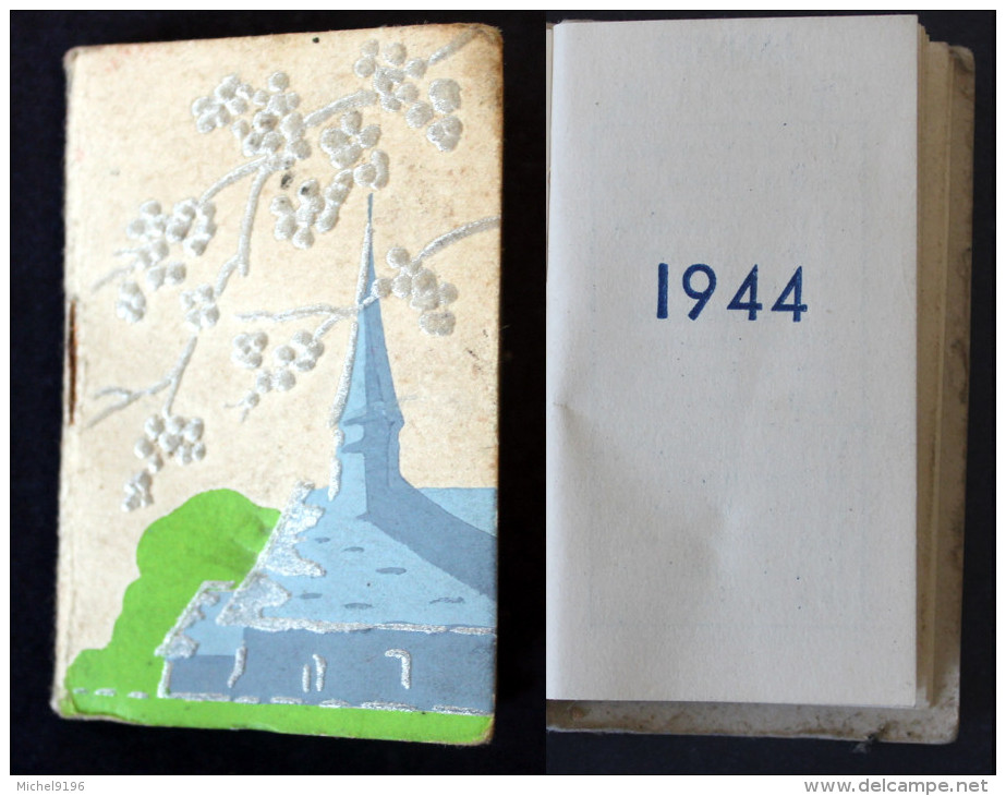 Calendrier  Bijou Gaufré  1944 - Petit Format : 1941-60