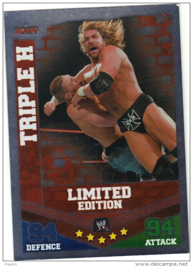 Slam Attax RAW - TRIPLE H - Arti Martiali