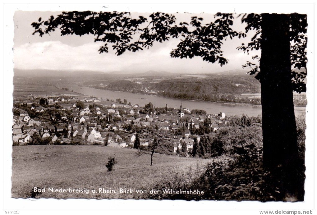 5484 BAD BREISIG, Blick Von Der Wilhelmshöhe, 1961 - Bad Breisig