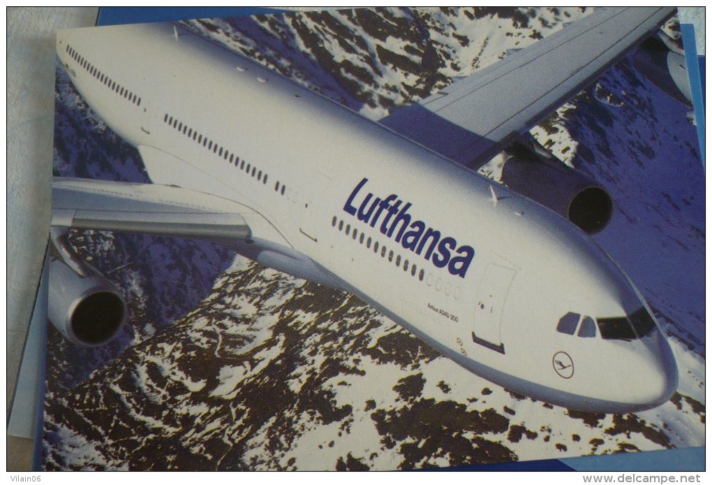 AIRLINES ISSUE / CARTE COMPAGNIE         LUFTHANSA   AIRBUS A 340 - 1946-....: Moderne